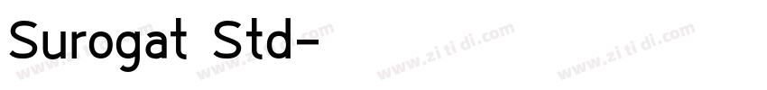 Surogat Std字体转换